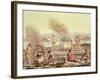 Indigenous Natives from Florida Preparing and Cooking Food-John White-Framed Giclee Print