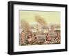 Indigenous Natives from Florida Preparing and Cooking Food-John White-Framed Giclee Print