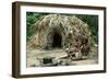 Indigenous People Near a Straw, Local Village, Uganda-null-Framed Giclee Print