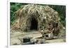 Indigenous People Near a Straw, Local Village, Uganda-null-Framed Giclee Print