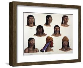 Indigenous People of Amazon, Brazil-null-Framed Giclee Print