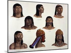 Indigenous People of Amazon, Brazil-null-Mounted Giclee Print