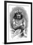 Indigenous Person of Vancouver Island, British Columbia, 19th Century-Whymper-Framed Giclee Print