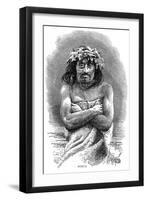 Indigenous Person of Vancouver Island, British Columbia, 19th Century-Whymper-Framed Giclee Print