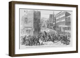 Indignities Heaped on Massachusetts's Editor for Expressing Southern Sympathy-Frank Leslie-Framed Art Print