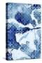 Indigo 1 Tie Dye-Marietta Cohen Art and Design-Stretched Canvas