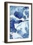 Indigo 1 Tie Dye-Marietta Cohen Art and Design-Framed Giclee Print