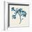 Indigo Algae IV-Jennifer Goldberger-Framed Art Print