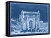 Indigo Antiquities III-Vision Studio-Framed Stretched Canvas