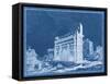 Indigo Antiquities IV-Vision Studio-Framed Stretched Canvas