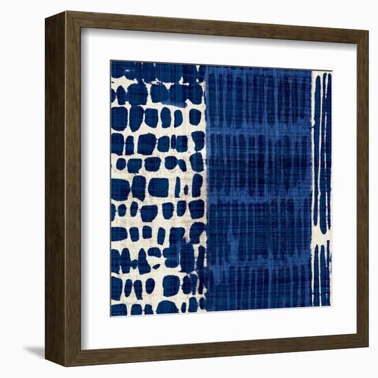 Indigo Batik I-Wild Apple Portfolio-Framed Art Print