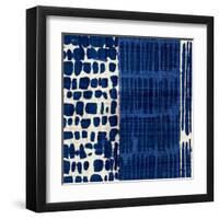 Indigo Batik I-Wild Apple Portfolio-Framed Art Print