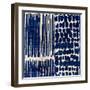 Indigo Batik III-Wild Apple Portfolio-Framed Premium Giclee Print