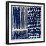 Indigo Batik III-Wild Apple Portfolio-Framed Premium Giclee Print