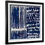 Indigo Batik III-Wild Apple Portfolio-Framed Premium Giclee Print