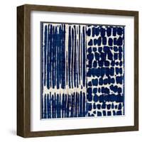 Indigo Batik III-Wild Apple Portfolio-Framed Art Print