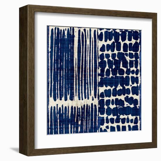 Indigo Batik III-Wild Apple Portfolio-Framed Art Print