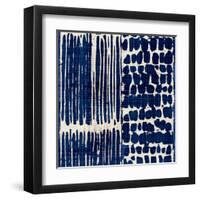 Indigo Batik III-Wild Apple Portfolio-Framed Art Print