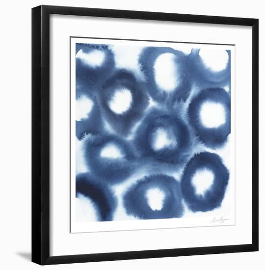 Indigo Bleed II-Grace Popp-Framed Limited Edition