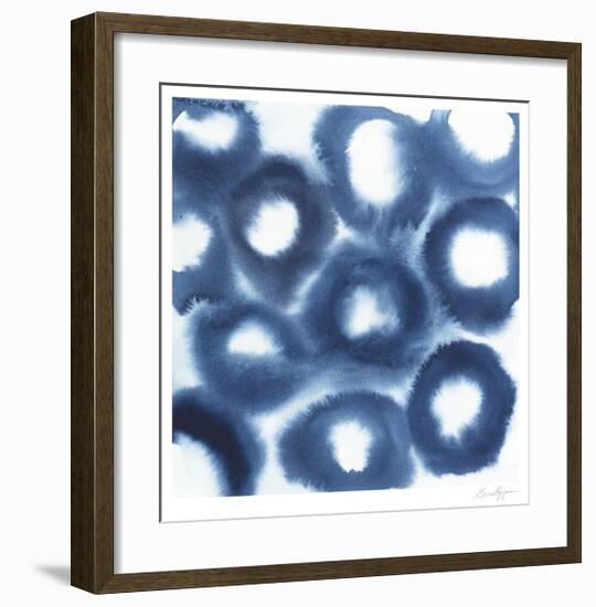 Indigo Bleed II-Grace Popp-Framed Limited Edition