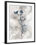 Indigo Bloom I-John Butler-Framed Art Print