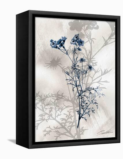 Indigo Bloom I-John Butler-Framed Stretched Canvas