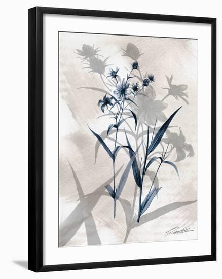 Indigo Bloom IV-John Butler-Framed Art Print