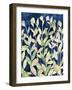 Indigo Blooming Night I-Grace Popp-Framed Art Print