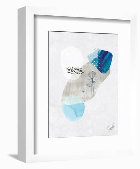 Indigo Blossom No. 2-Louis Duncan-He-Framed Art Print