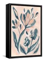 Indigo Blush Garden I-June Vess-Framed Stretched Canvas