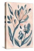 Indigo Blush Garden I-June Vess-Stretched Canvas