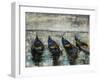 Indigo Boats-Alexys Henry-Framed Giclee Print