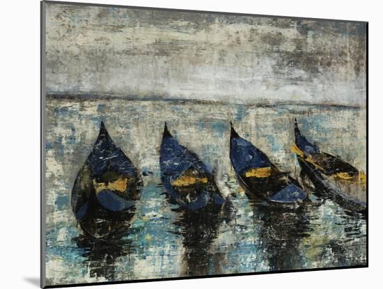 Indigo Boats-Alexys Henry-Mounted Giclee Print