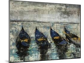 Indigo Boats-Alexys Henry-Mounted Giclee Print