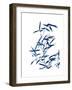 Indigo Botanica I-Naomi McCavitt-Framed Art Print