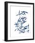 Indigo Botanica I-Naomi McCavitt-Framed Art Print