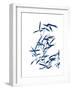 Indigo Botanica I-Naomi McCavitt-Framed Art Print