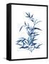 Indigo Botanica II-Naomi McCavitt-Framed Stretched Canvas