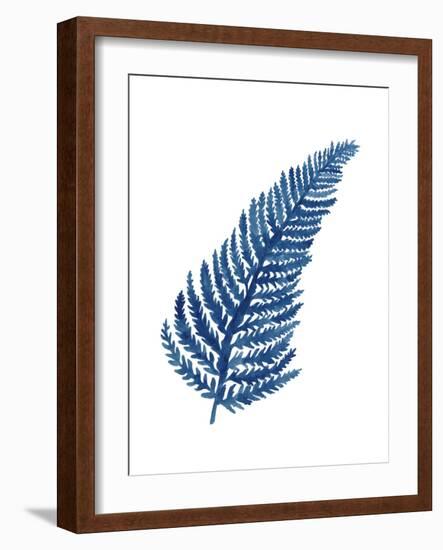 Indigo Botanica IV-Naomi McCavitt-Framed Art Print