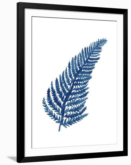 Indigo Botanica IV-Naomi McCavitt-Framed Art Print