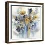 Indigo Botanical-K. Nari-Framed Art Print