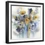 Indigo Botanical-K. Nari-Framed Art Print