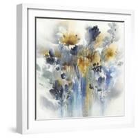 Indigo Botanical-K. Nari-Framed Art Print