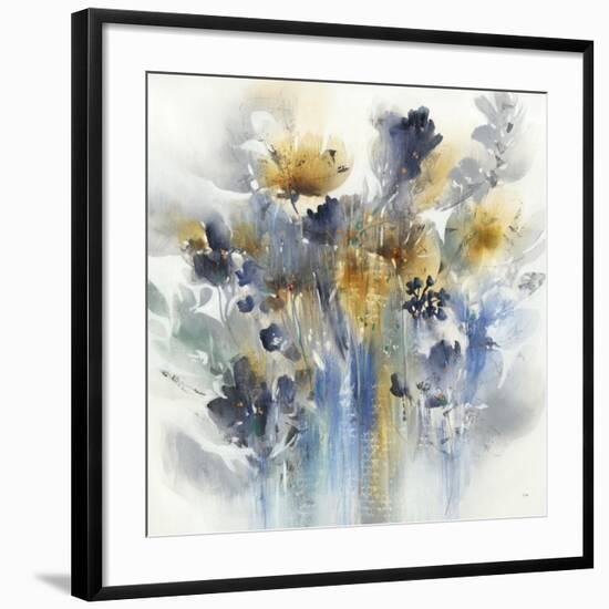 Indigo Botanical-K. Nari-Framed Art Print