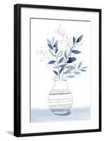 Indigo Bouquet I-Isabelle Z-Framed Art Print