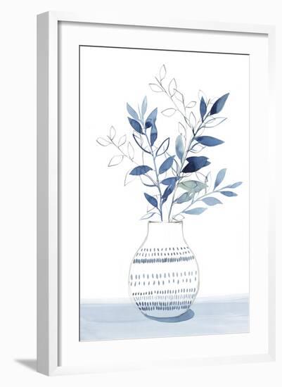 Indigo Bouquet I-Isabelle Z-Framed Art Print