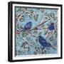 Indigo Buntings-Lauren Moss-Framed Giclee Print