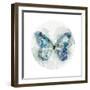 Indigo Butterfly III-Edward Selkirk-Framed Art Print