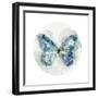 Indigo Butterfly III-Edward Selkirk-Framed Art Print