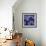 Indigo Carp Katagami II-Vision Studio-Framed Art Print displayed on a wall